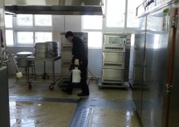 봉담초등학교 소독 2